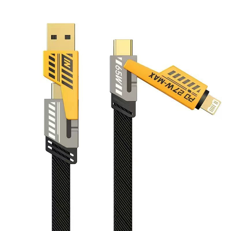Cable Kelyx USB 4 en 1 - Type C / USB 3.0 / Lightning 1.5mts (7060)