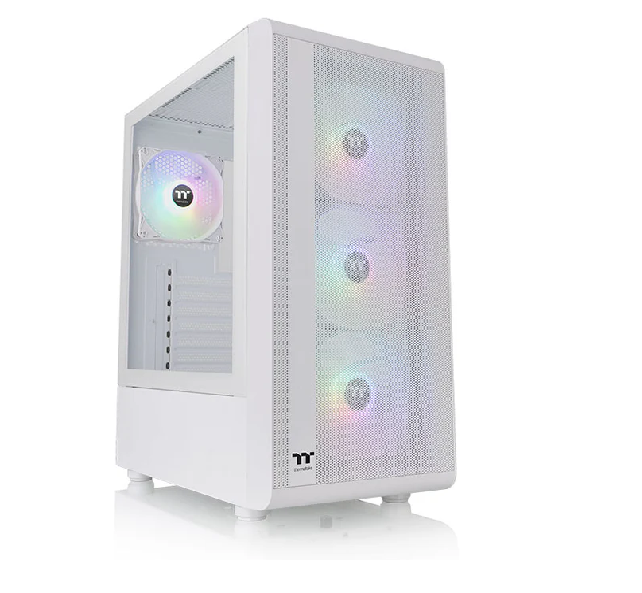[103605] Gabinete TT S200 Mid-Tower TG Fan ARGB x4 Snow