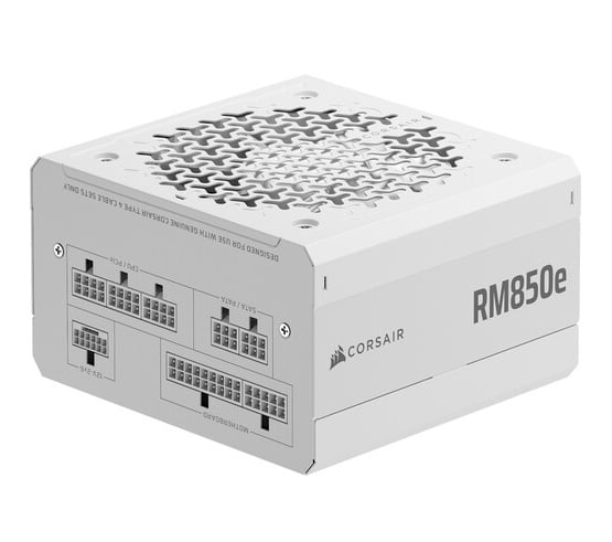 [103616] Fuente Corsair RM850e 2025 850W Cybernetics Platinum Full Modular PCIe 5.0 White