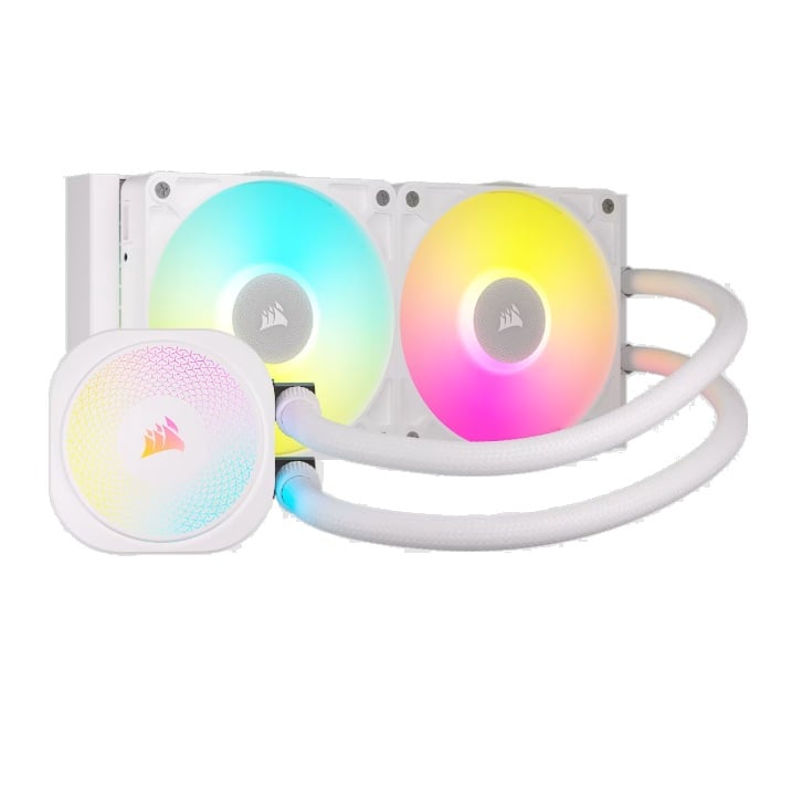 [103617] Water Cooling Corsair iCUE LINK TITAN 240 RX RGB 2x CPU Cooler 240mm White