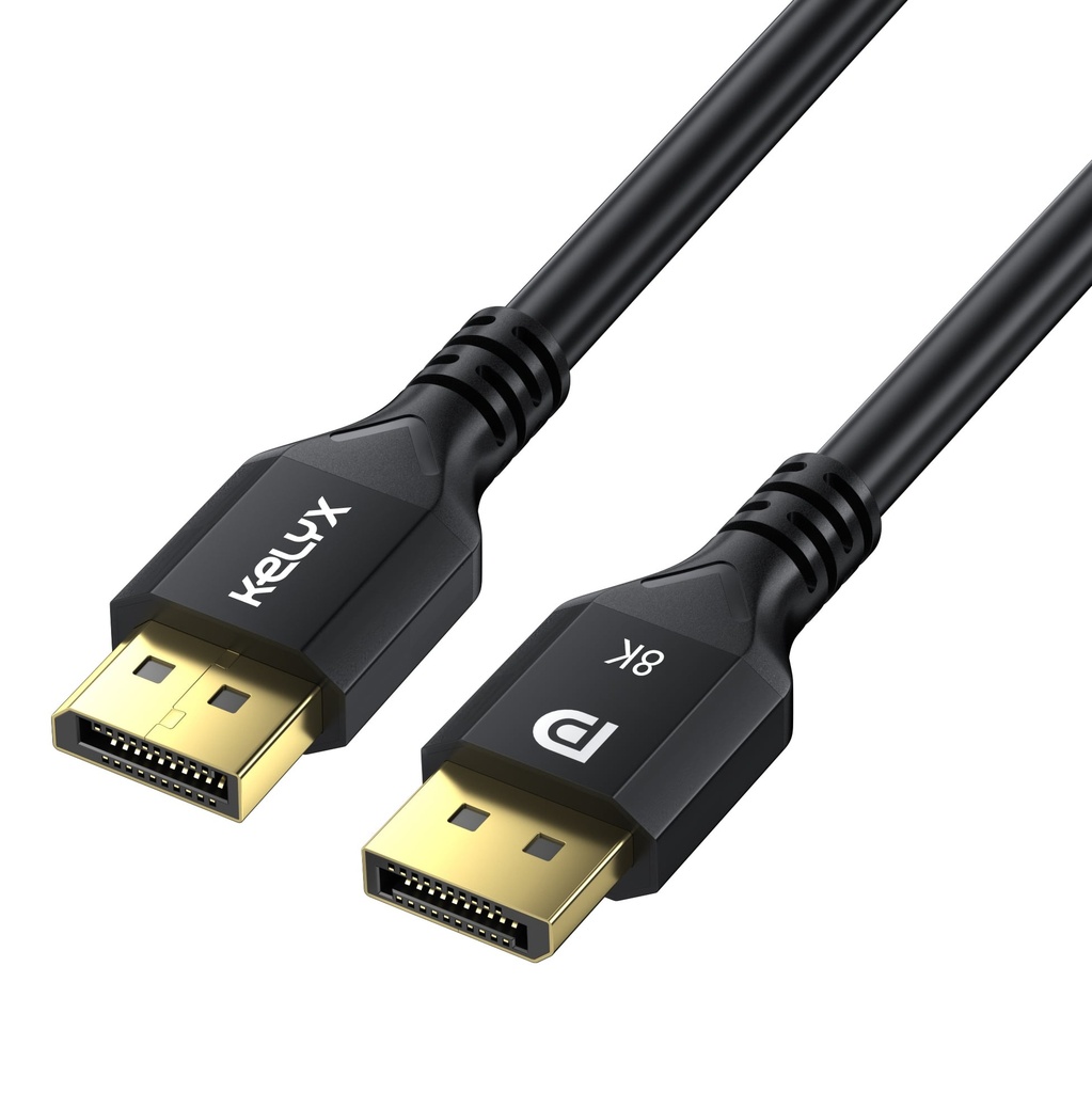 [103652] Cable Kelyx Display Port 1.4 4K a 120Hz / 8K 60Hz 48Gbps 1.5 mt (7381)