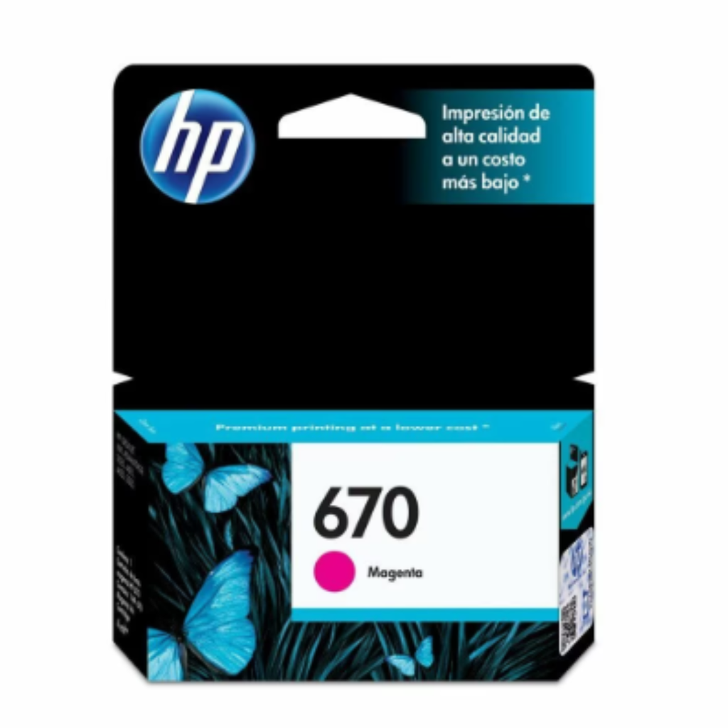 Cartucho HP 670 MAGEN INK CARTRIDGE CZ115AL