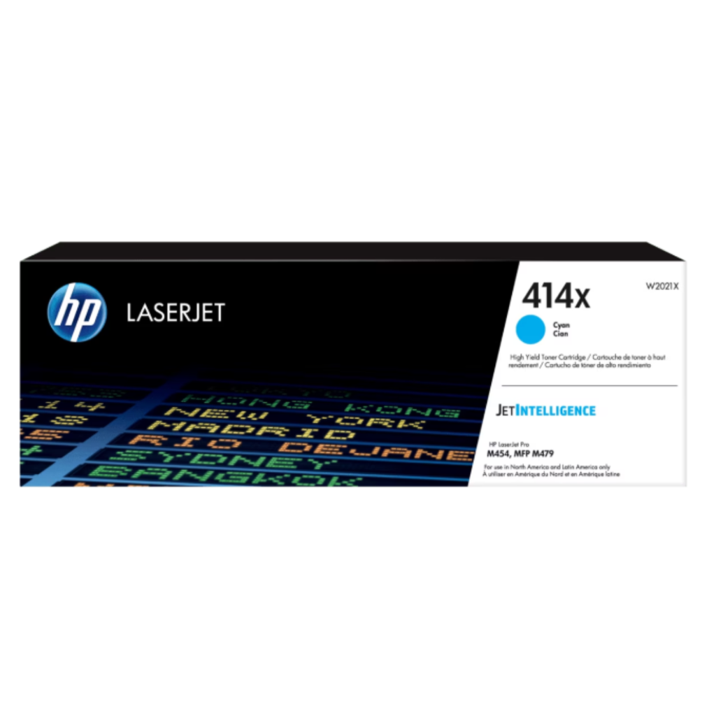 [103692] Toner HP 414X Cyan LaserJet Toner Cartridge W2021X