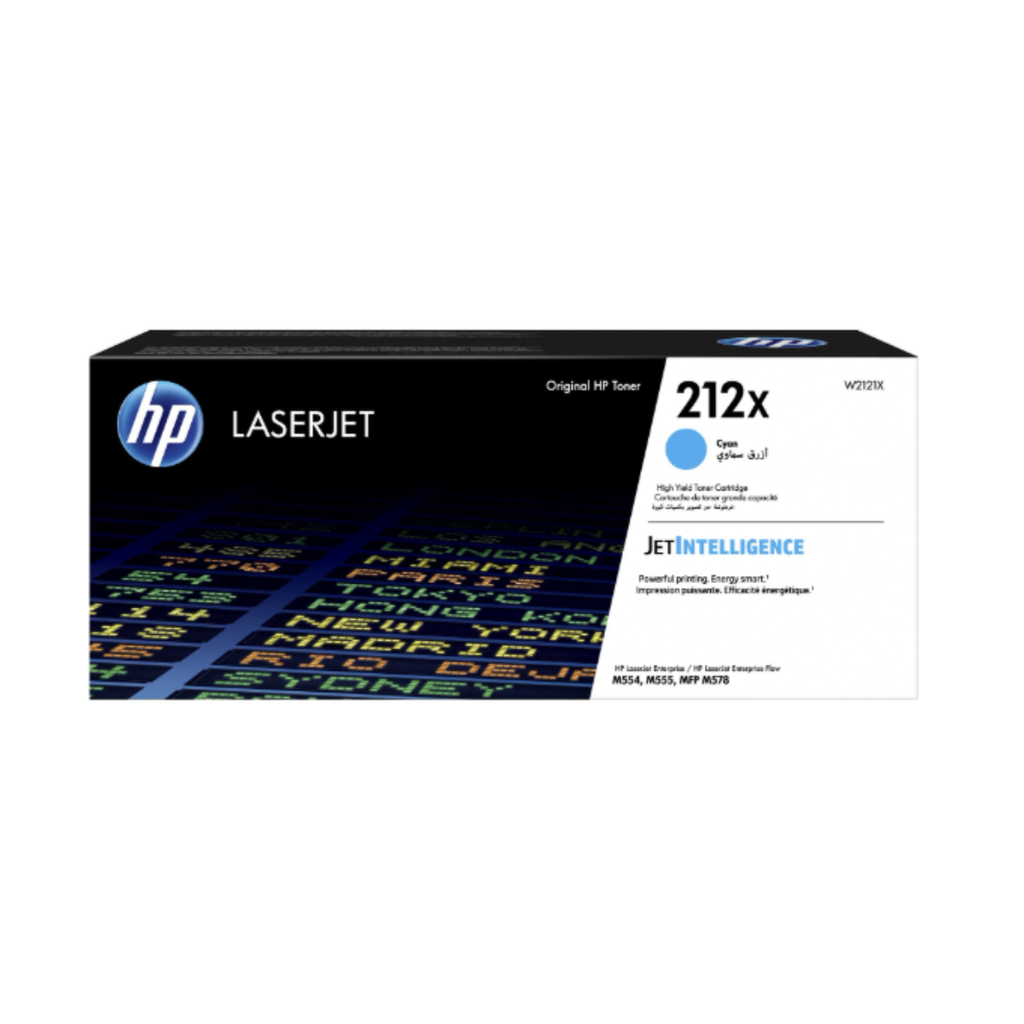 Toner HP 212X HY CYAN Toner Cartridge W2121X