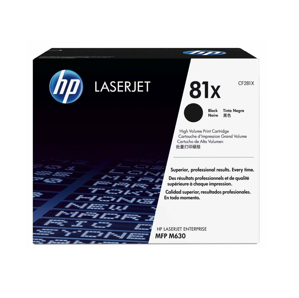 Toner HP 81X Black LaserJet Toner Cartridge CF281X