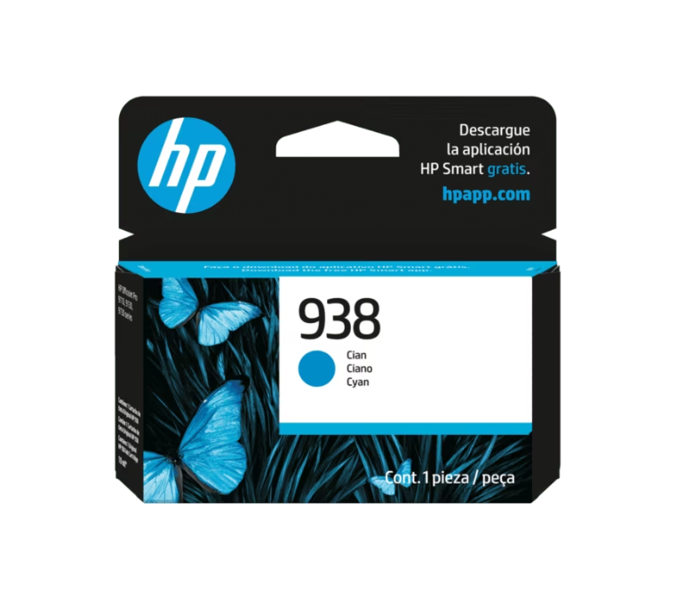 Cartucho HP 938 Cyan Ink Cartridge 4S6X5PL