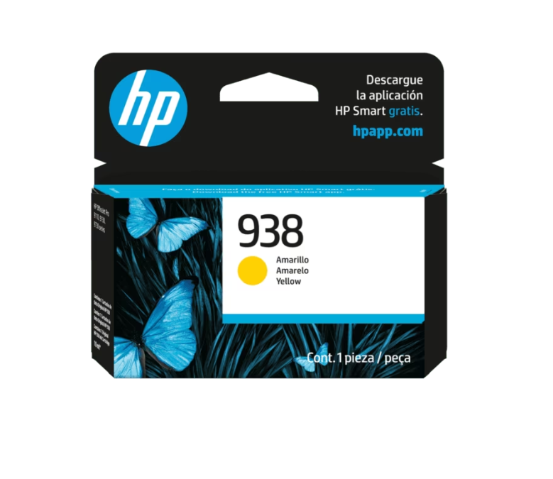 Cartucho HP 938 Yellow Ink Cartridge 4S6X7PL