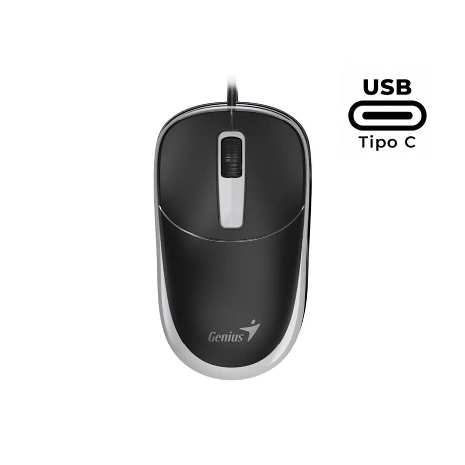 [103747] Mouse Genius DX-123,USB-C Black Grey