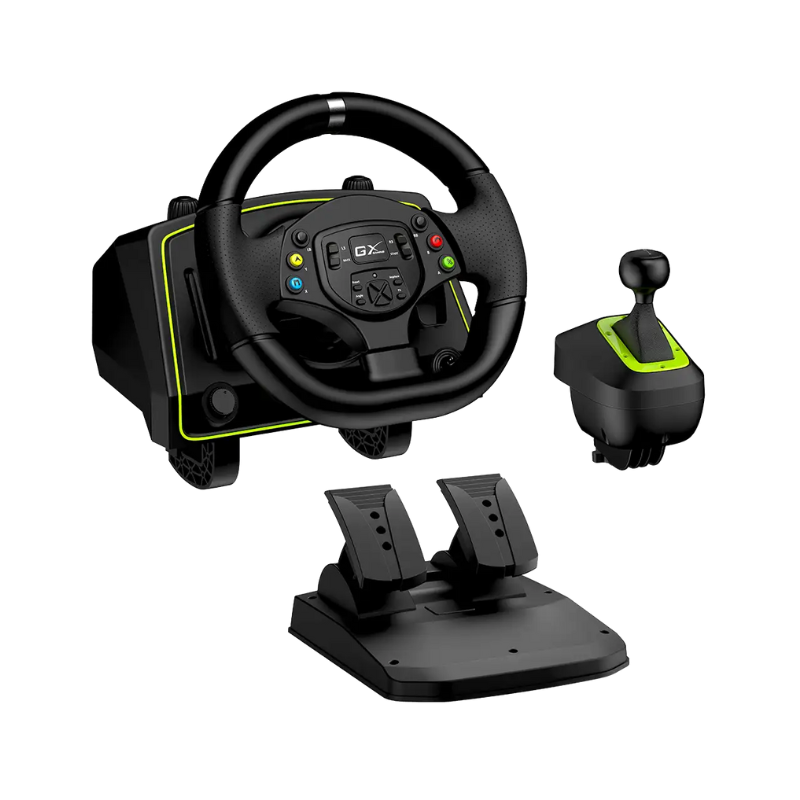 [103766] Volante Genius Speed Master X2 Palanca de Cambios Vibración 1080°