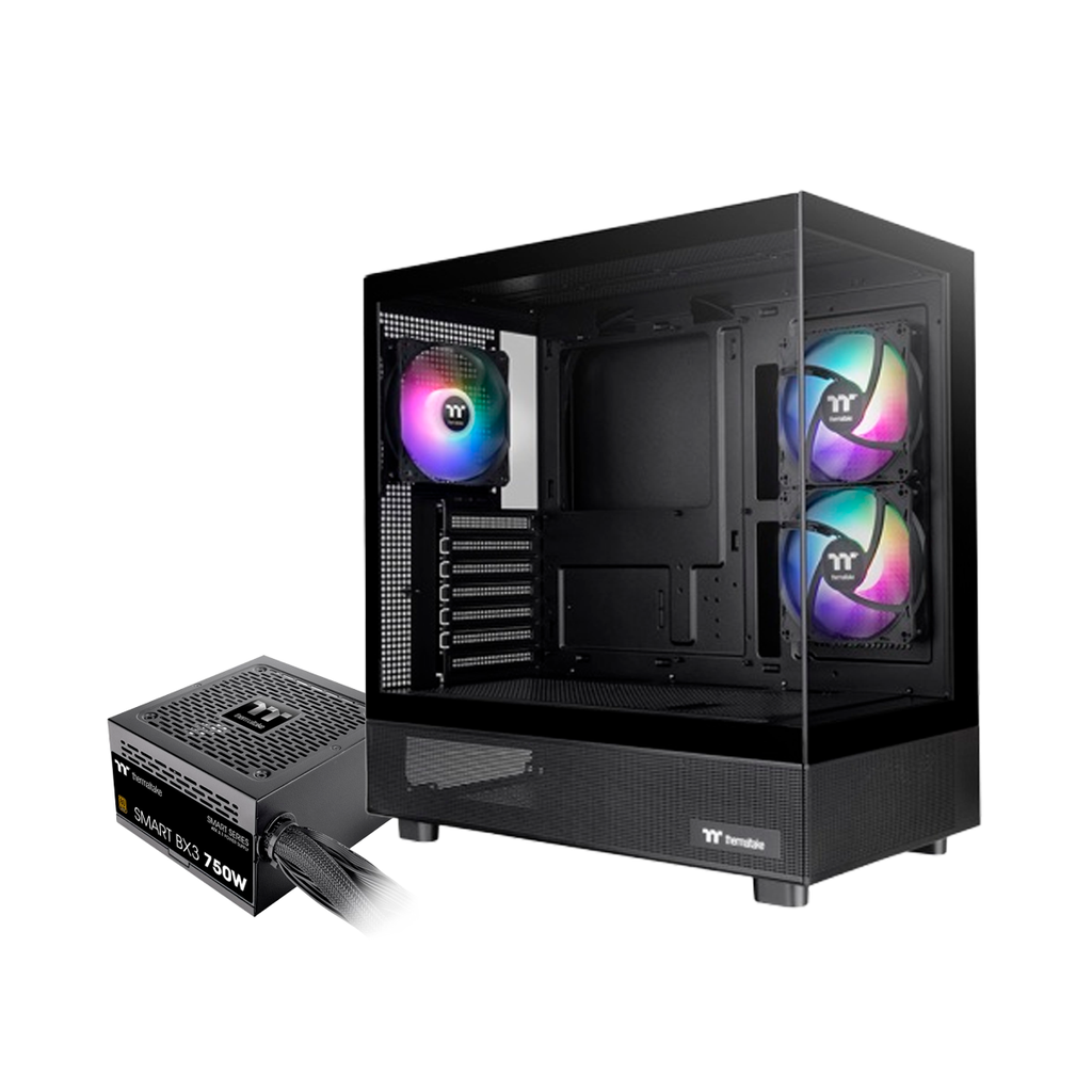 [103767] Gabinete TT View 270 Plus Lite Fan ARGB x3 TG x2 c/Fuente 750W Bronze