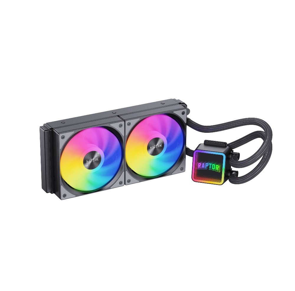 [103773] Water Cooling Raptor Aqua Core 240 2x CPU Cooler 240mm Negro