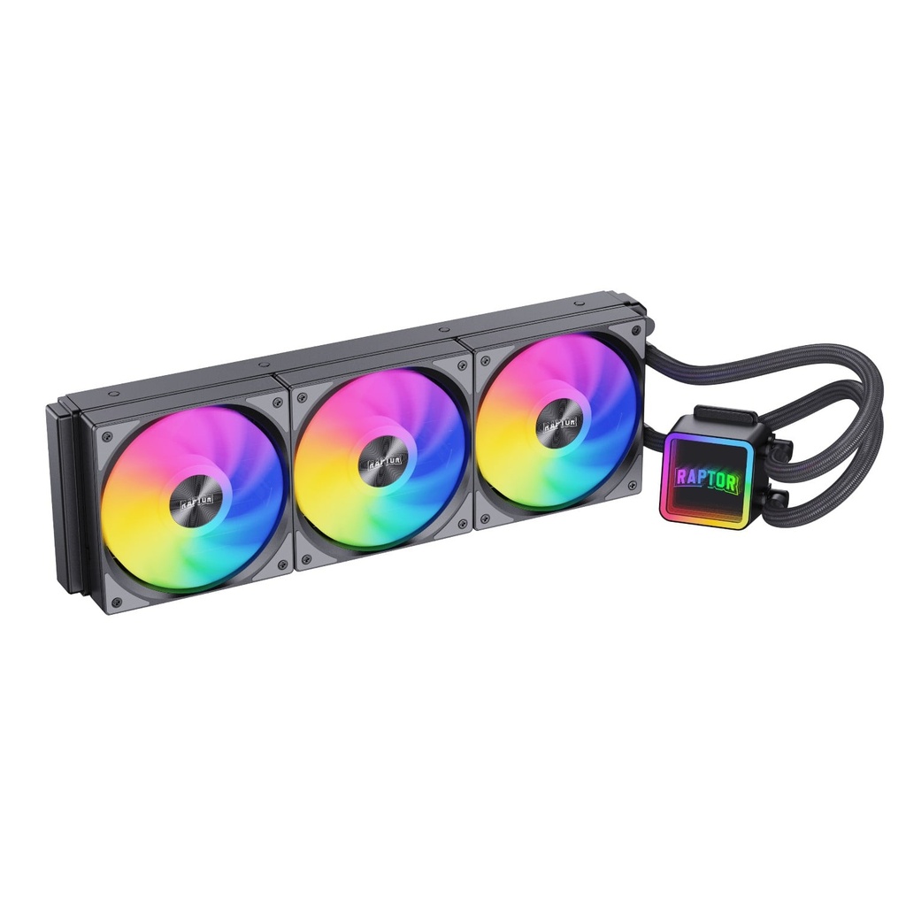 [103774] Water Cooling Raptor Aqua Core 360 3x CPU Cooler 360mm Negro