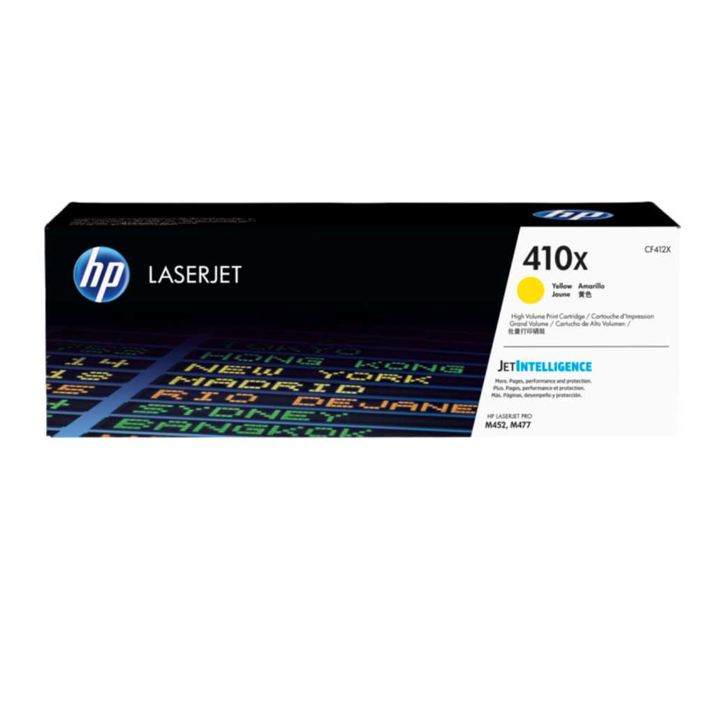 Toner HP 410X Yellow  CF412X