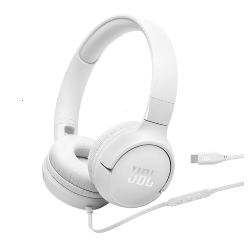 Auricular JBL T520C ON EAR USB C Blanco