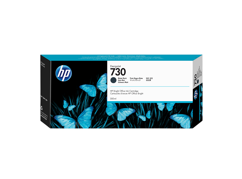 [103835] Cartucho HP P2V71A 730 300-ml Matte Black Ink