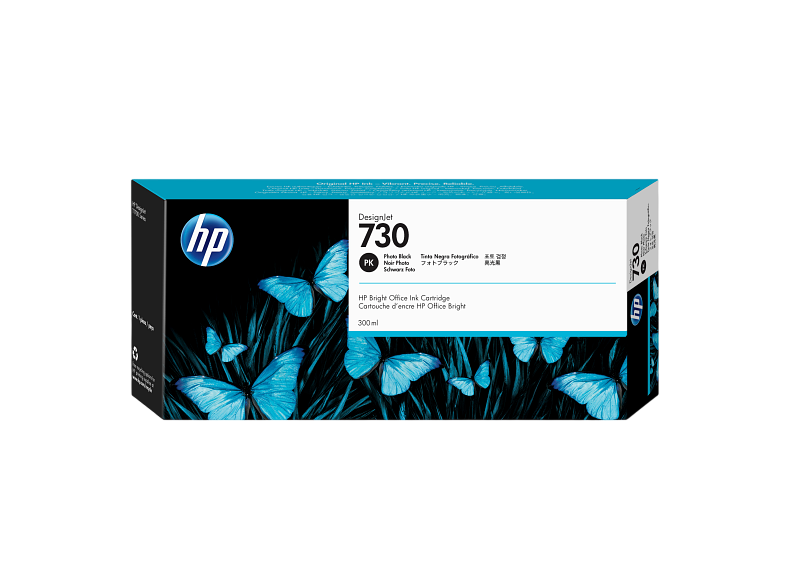 P2V73A HP 730 300-ml Photo Black Ink (1319)