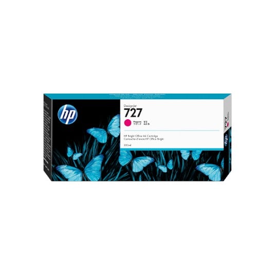 Cartucho HP F9J77A 727 300-ml Magenta Ink Cartridge