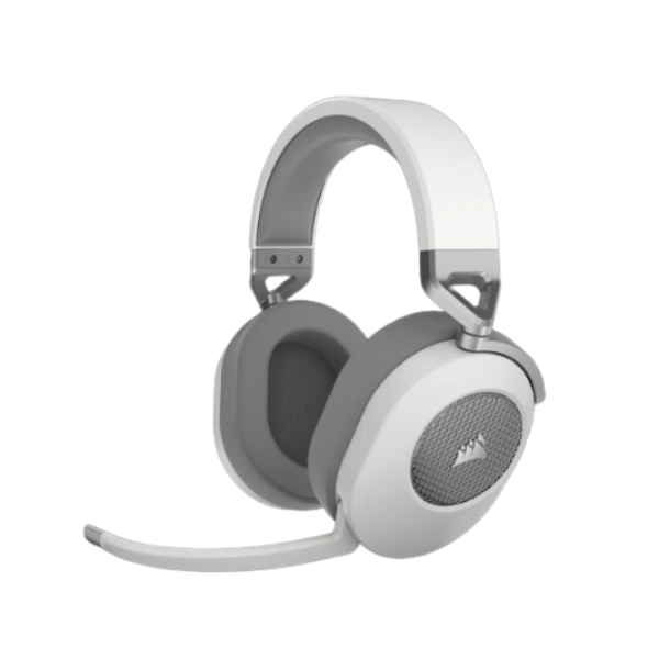 [103919] Auricular Corsair HS65 Wireless White V2 Sonido 7.1 Dolby
