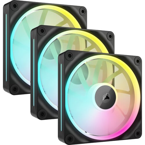 Fan Cooler Corsair iCUE LINK LX120 RGB 120mm Black Pack x3
