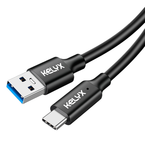 Cable Kelyx USB 3.2 a Type C 3A 60W 1mt (7022)