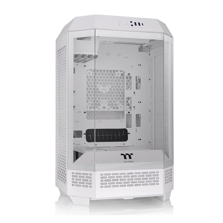 [100890] Gabinete TT The Tower 300 Mid-Tower TG x3 Fan x2 Snow White