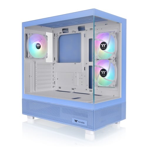 Gabinete TT View 270 Plus ARGB TG x2 Fan ARGB x3 Hydrangea Blue