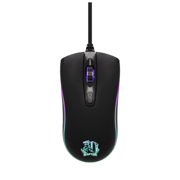 Mouse Raptor Storm Grip 4 botones 3600dpi 7 colores