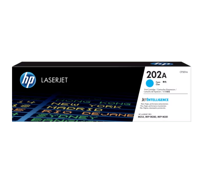 [100935] Toner HP 202A Cyan LaserJet Cartridge