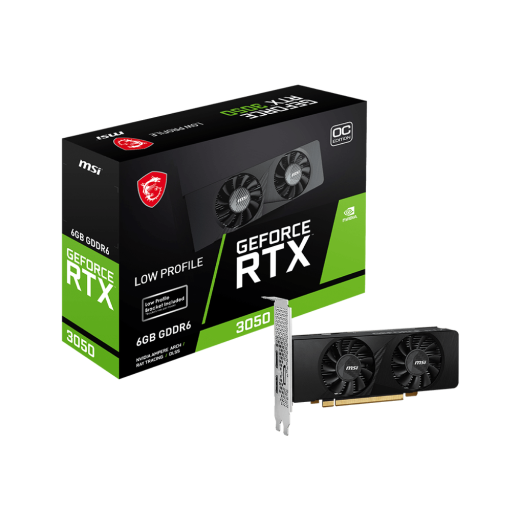[100965] Placa de Video MSI GeForce RTX 3050 LP 6G OC