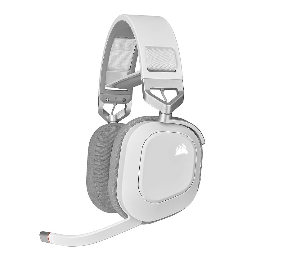 [100043] Auricular Corsair HS80 RGB Wireless Spatial Audio White