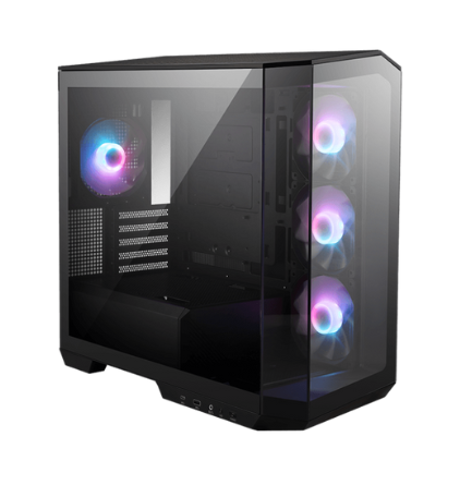 [100993] Gabinete MSI MAG PANO M100R PZ Micro ATX TG x2 ARGB Fan x4 Black