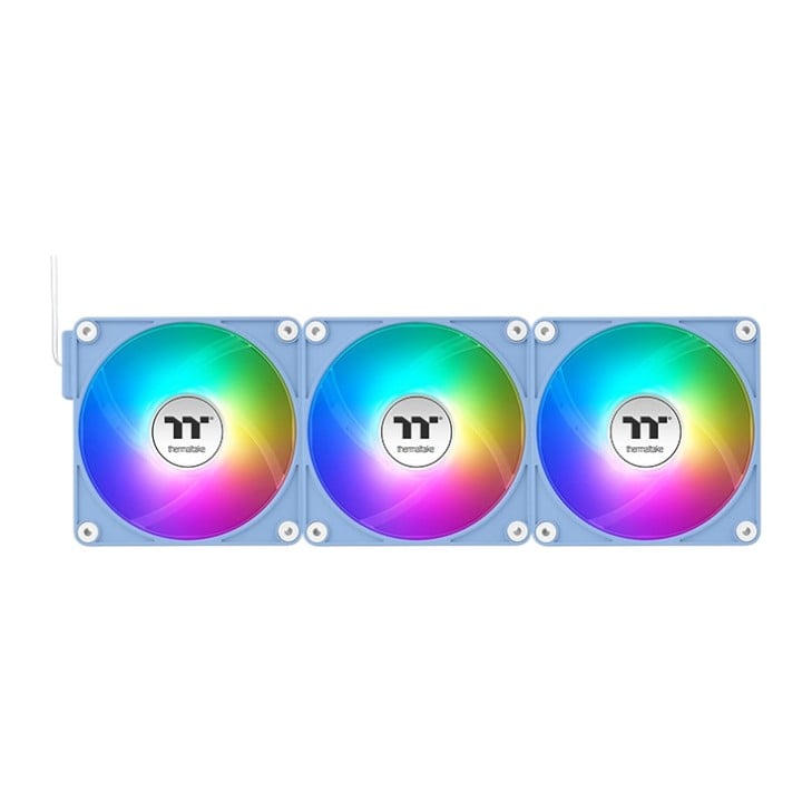 [101005] Fan Cooler TT CT120 EX ARGB 3 Fan Pack Hydrangea Blue