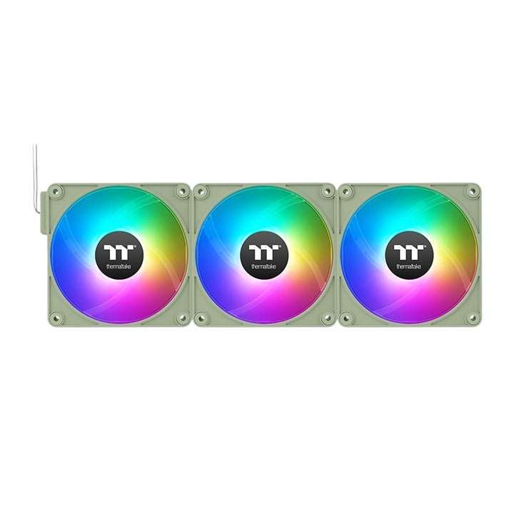 [101006] Fan Cooler TT CT120 EX ARGB 3 Fan Pack Matcha Green
