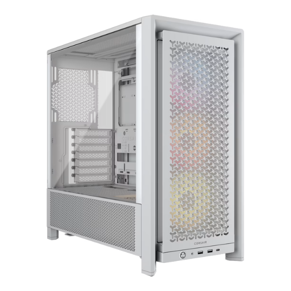 Gabinete Corsair 4000D FRAME ARGB Mid-Tower White