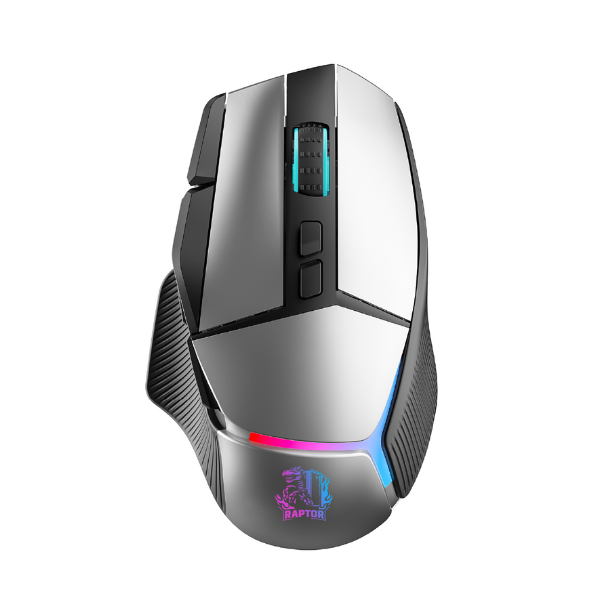 Mouse Raptor Storm Grip 9 botones 8000dpi retroiluminado (2177)