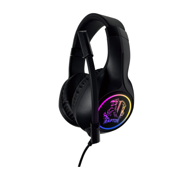Auricular Raptor Shadow Core RGB 7.1 cancelacion sonido USB