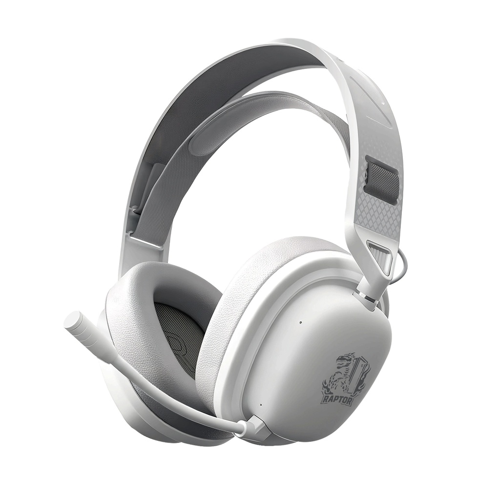 [100070] Auricular Gamer Raptor Inferno PRO X 7.1 Wireless c/Dongle Blanco