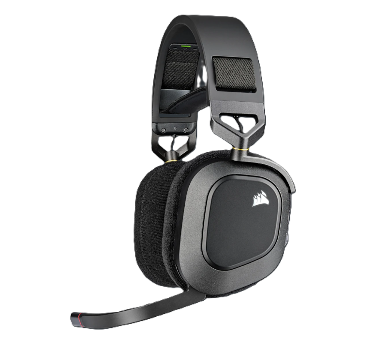 [100071] Auricular Corsair HS80 RGB Wireless Spatial Audio Carbon