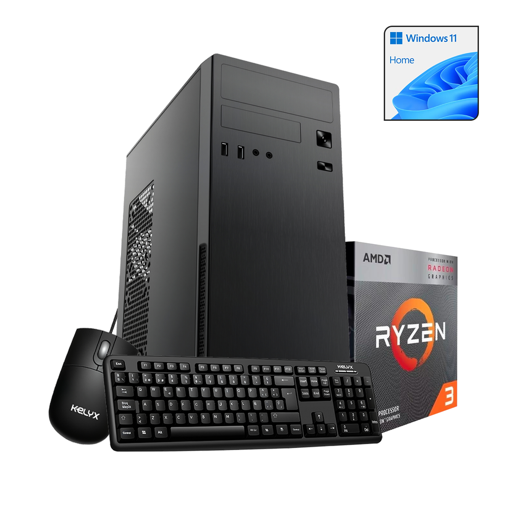 Pc Kelyx AMD Ryzen 3-3200G 8 Gb M.2 256 Gb Win 11 Home