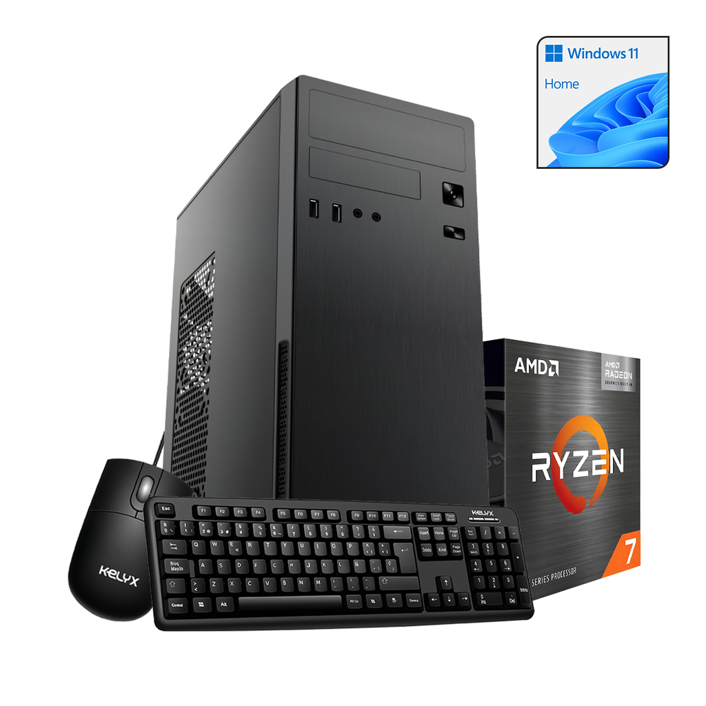 [100131] Pc Kelyx AMD Ryzen 7-5700G 16 Gb M.2 512 Gb Win 11 Home