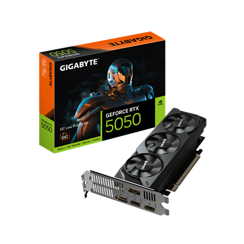 [100613] Placa de Video Gigabyte GeForce RTX 5050 OC Low Profile 8G