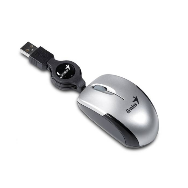 [100220] Mouse Genius Micro Traveler Silver USB