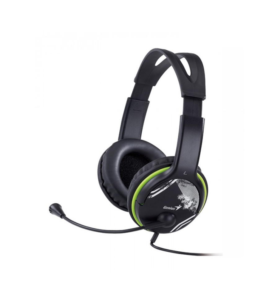 [101150] Auricular Con Micofono Genius HS-400A Green