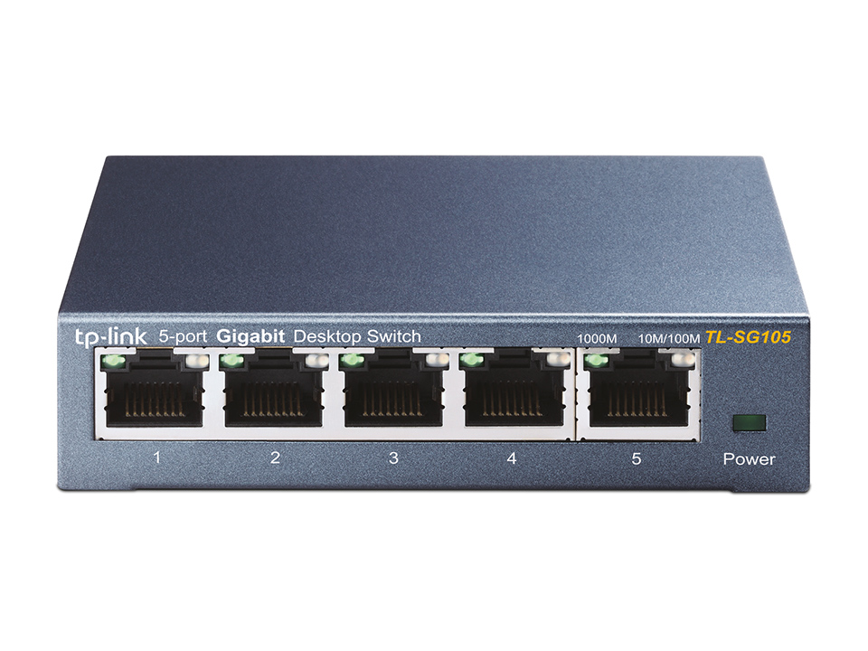Switch Tp-Link TL-SG105 5P TpLink Gigabit Acero