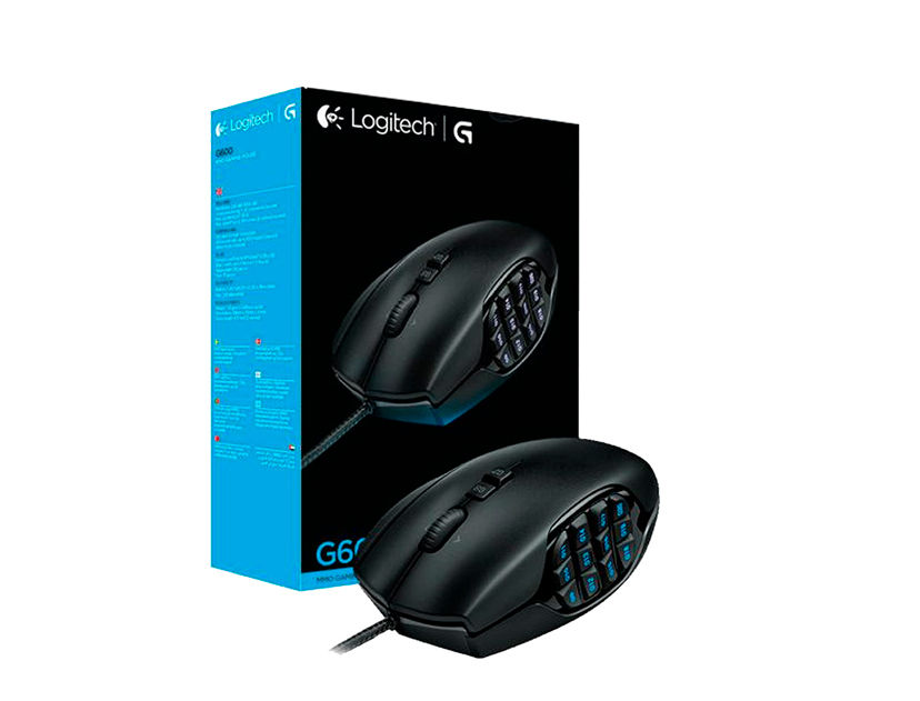 [101165] Mouse Logitech G600 Gaming Black 910-003879