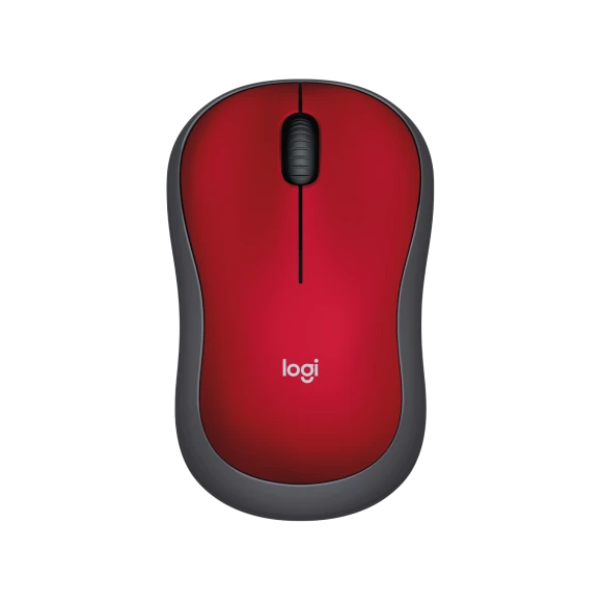[101184] Mouse Logitech Wireless M185 Red 910-003635