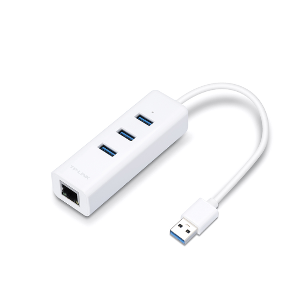 Placa Red Tp-Link UE330 Adap USB 3.0 a Tp-Link Gigabit RJ45 + Minihub