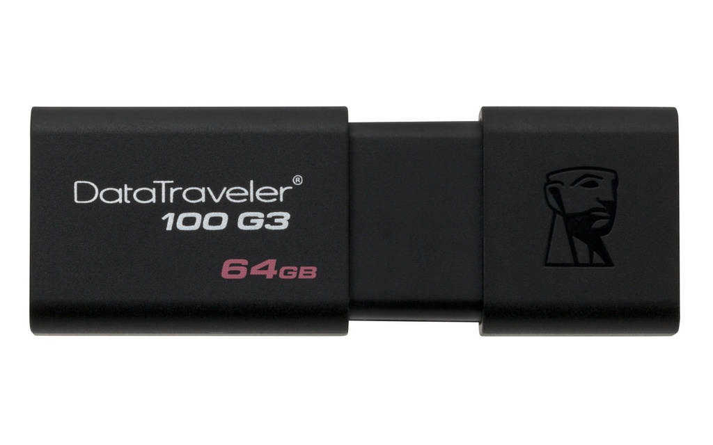 [101206] Pen Drive KINGSTON 64GB Data Traveler DT100G3 (1726)