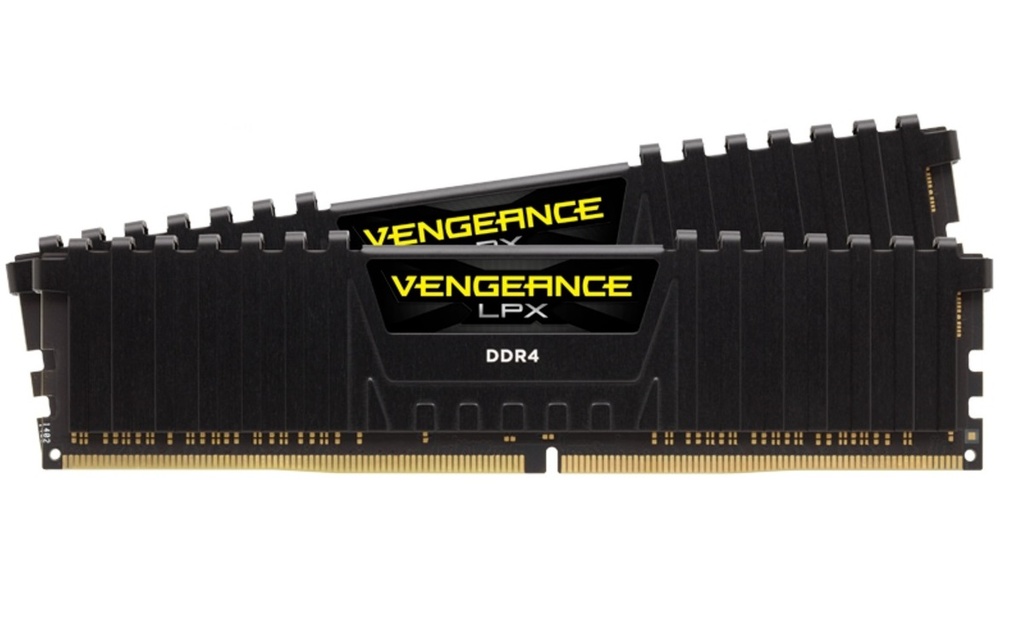 [101210] Memoria DDR4 Corsair 16Gb (2x8Gb) 3200 MHz LPX Black