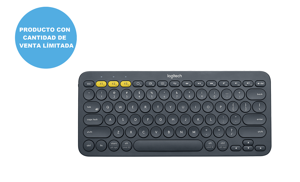 [101252] Teclado Logitech Bluetooth K380 Grey 920-007562